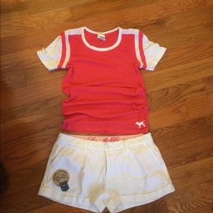 PINK shirt/short 2for1